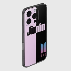 Чехол для iPhone 16 Pro силиконовый с защитой камеры BTS Jimin - фото 2