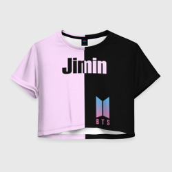 Женская футболка Crop-top 3D BTS Jimin