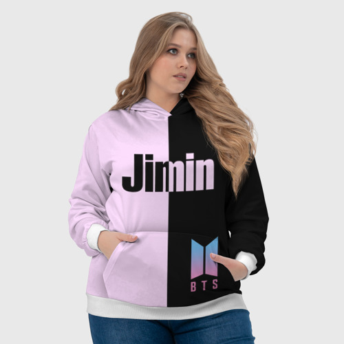 Женская толстовка 3D BTS Jimin, цвет 3D печать - фото 6