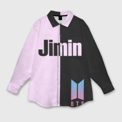 Женская рубашка oversize 3D BTS Jimin