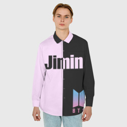 Мужская рубашка oversize 3D BTS Jimin - фото 2