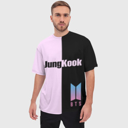 Мужская футболка oversize 3D BTS Jung Kook - фото 2