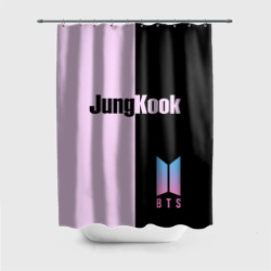 Штора 3D для ванной BTS Jung Kook