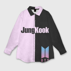 Женская рубашка oversize 3D BTS Jung Kook