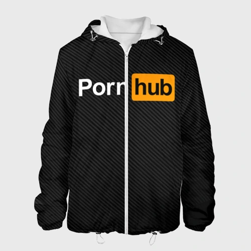 Мужская куртка 3D Pornhub карбон