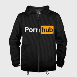 Мужская ветровка 3D Pornhub карбон