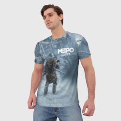 Мужская футболка 3D Метро Исход - фото 2