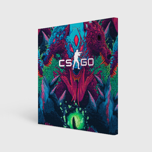 Холст квадратный CS-GO Hyper Beast, цвет 3D печать