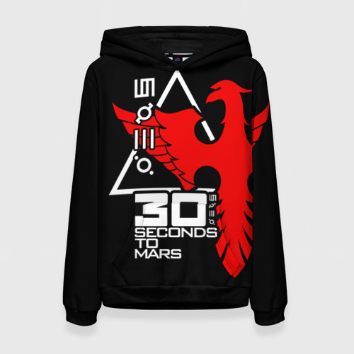 Женская толстовка 3D 30 Seconds to Mars, цвет 3D печать