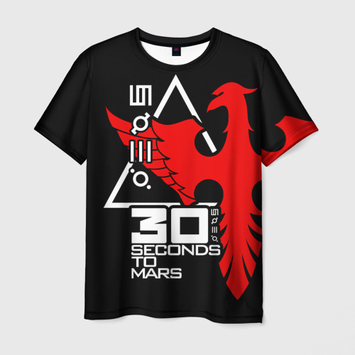 Мужская футболка 3D 30 Seconds to Mars, цвет 3D печать
