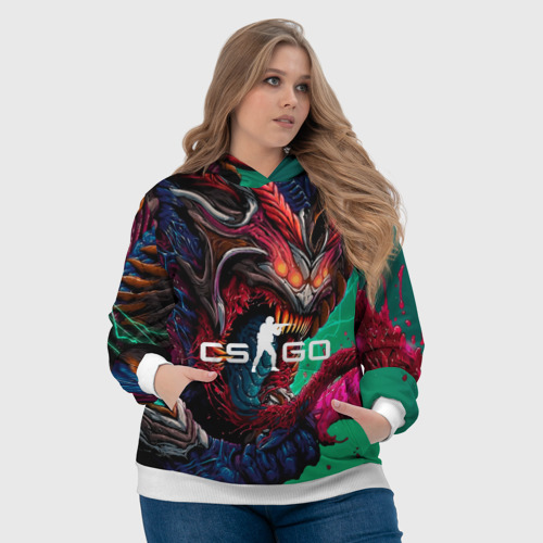 Женская толстовка 3D CS GO  hyper beast  skin, цвет 3D печать - фото 6