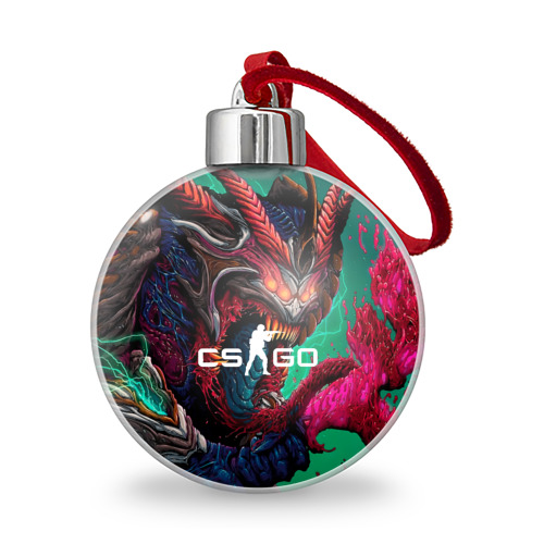 Ёлочный шар CS GO  hyper beast  skin