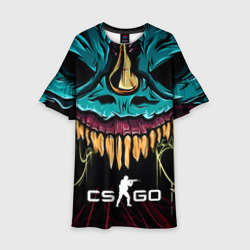 Детское платье 3D CS GO Hyper beast skin