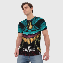 Мужская футболка 3D CS GO Hyper beast skin - фото 2
