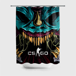 Штора 3D для ванной CS GO Hyper beast skin