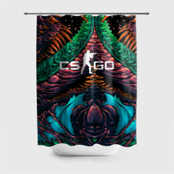 Штора 3D для ванной CS GO   hyper beast skin