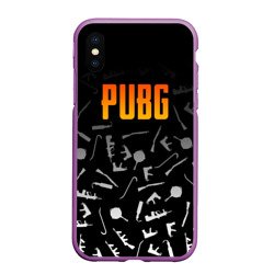 Чехол для iPhone XS Max матовый PUBG