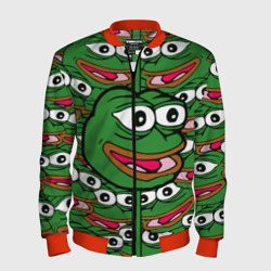Мужской бомбер 3D Good Sad frog
