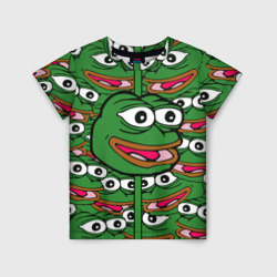 Детская футболка 3D Good Sad frog