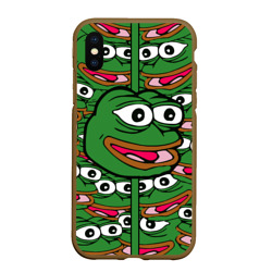 Чехол для iPhone XS Max матовый Good Sad frog
