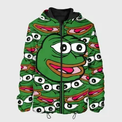 Мужская куртка 3D Good Sad frog
