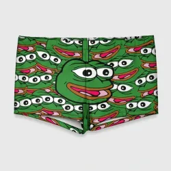 Мужские купальные плавки 3D Good Sad frog