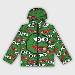 Женская ветровка 3D Good Sad frog