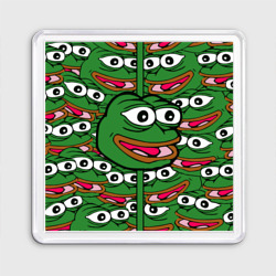 Магнит 55*55 Good Sad frog