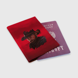 Обложка для паспорта матовая кожа Red Dead Redemption - фото 2