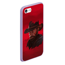 Чехол для iPhone 5/5S матовый Red Dead Redemption - фото 2