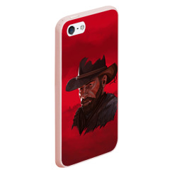 Чехол для iPhone 5/5S матовый Red Dead Redemption - фото 2