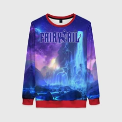Женский свитшот 3D Водопад Фейри Тейл
