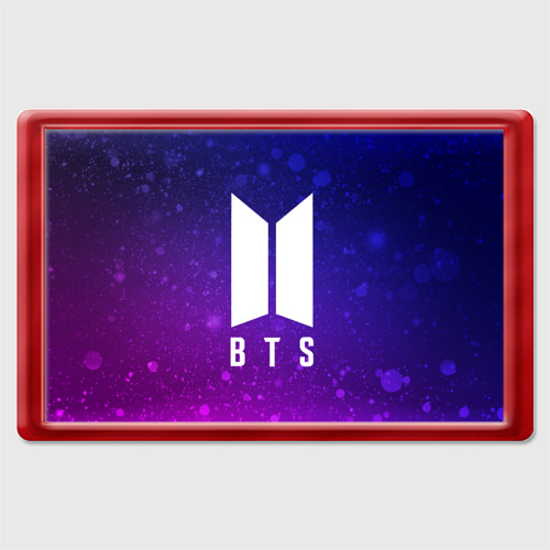 Магнит 45*70 BTS YOURSELF, цвет красный