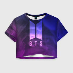 Женская футболка Crop-top 3D BTS love yourself