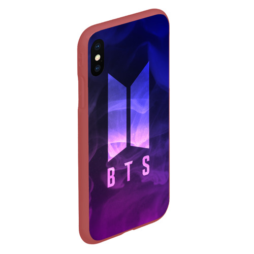 Чехол для iPhone XS Max матовый BTS love yourself, цвет красный - фото 3