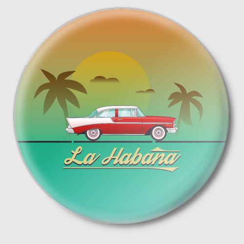 Значок La Habana, цвет белый