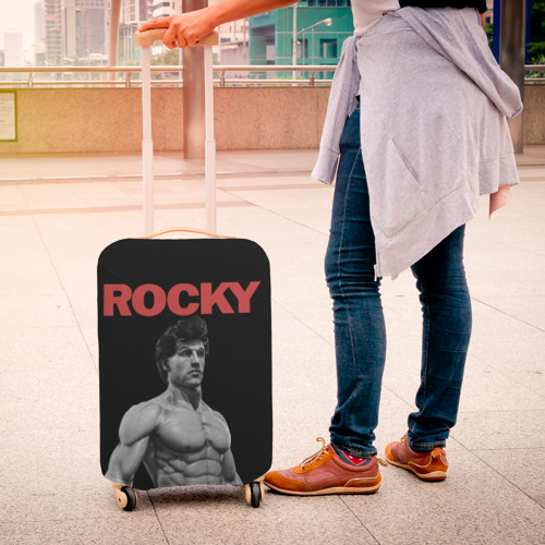 Чехол для чемодана 3D Rocky, цвет 3D печать - фото 4