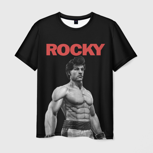 Мужская футболка 3D Rocky, цвет 3D печать