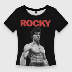 Женская футболка 3D Slim Rocky