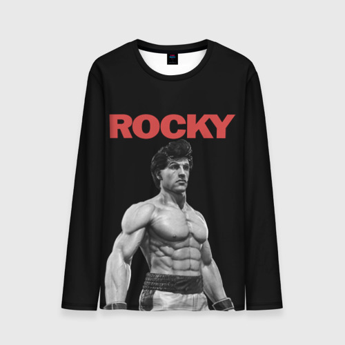 Мужской лонгслив 3D Rocky, цвет 3D печать