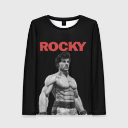 Женский лонгслив 3D Rocky