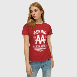 Женская футболка хлопок Asking Alexandria - фото 2