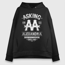 Женское худи Oversize хлопок Asking Alexandria