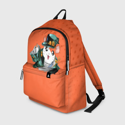 Рюкзак 3D ДжоДжо хомяк на оранжевом