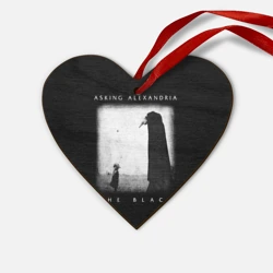 Деревянная игрушка Сердце Asking Alexandria