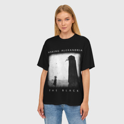 Женская футболка oversize 3D Asking Alexandria - фото 2