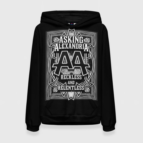 Женская толстовка 3D Asking Alexandria, цвет 3D печать