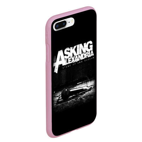 Чехол для iPhone 7Plus/8 Plus матовый Asking Alexandria, цвет розовый - фото 3