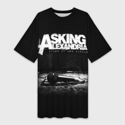 Платье-футболка 3D Asking Alexandria