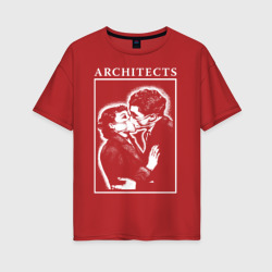 Женская футболка хлопок Oversize Architects